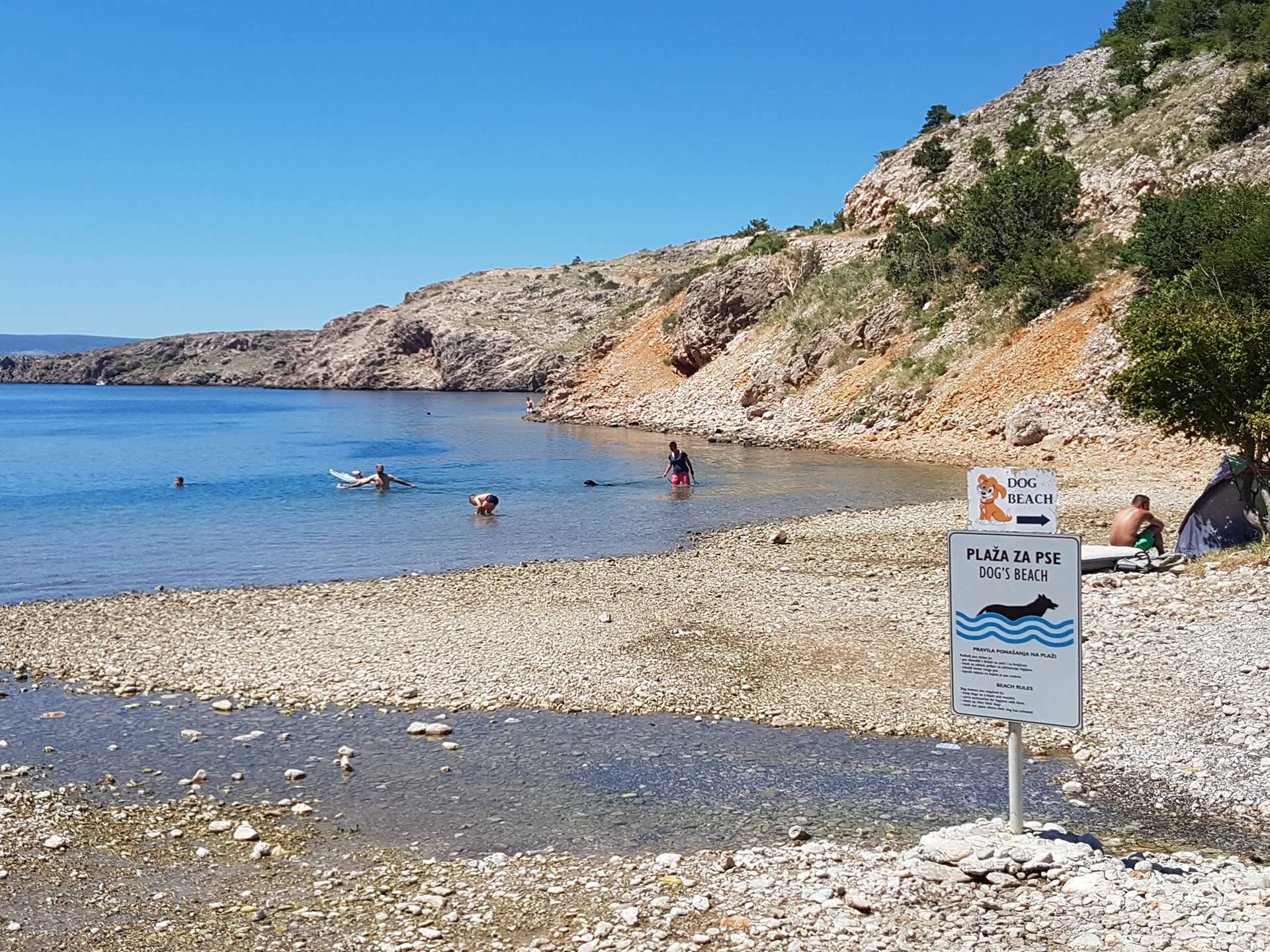 Plaža za pse - Novi Vinodolski